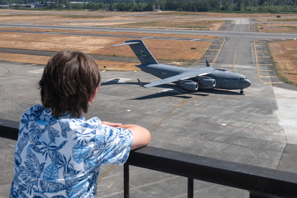 McChord’s newest little pilot