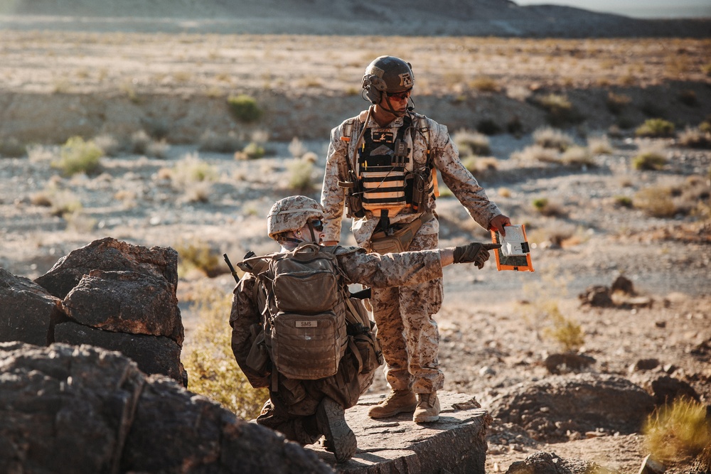 Marines with 1/24 conduct company attacks during ITX 4-24