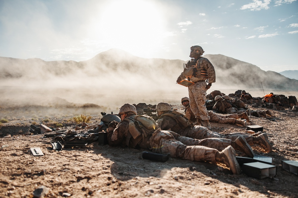 Marines with 1/24 conduct company attacks during ITX 4-24