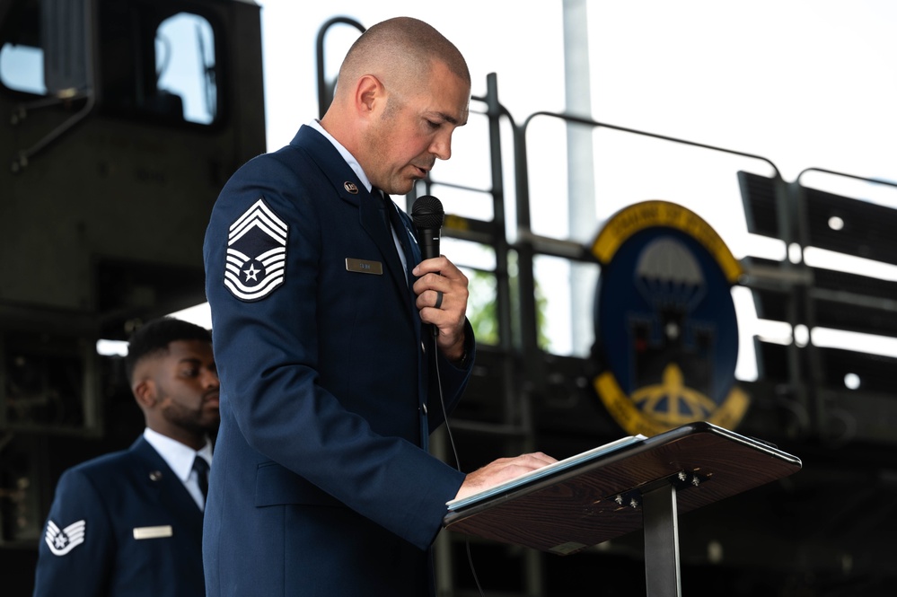 Chief Master Sgt. Patrick O'Bryan honored in formal induction ceremony