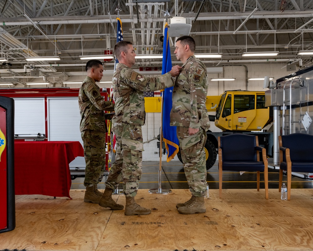 4 CES welcome's new commander