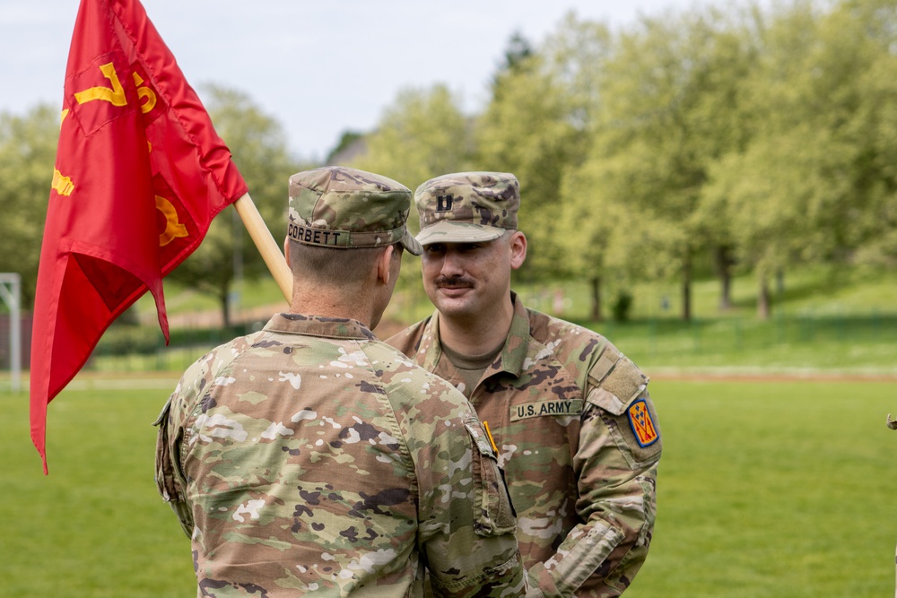 Headquarters and Headquarters Battery, 5th Battalion, 7th Air Defense Artillery Regiment Change of Command.