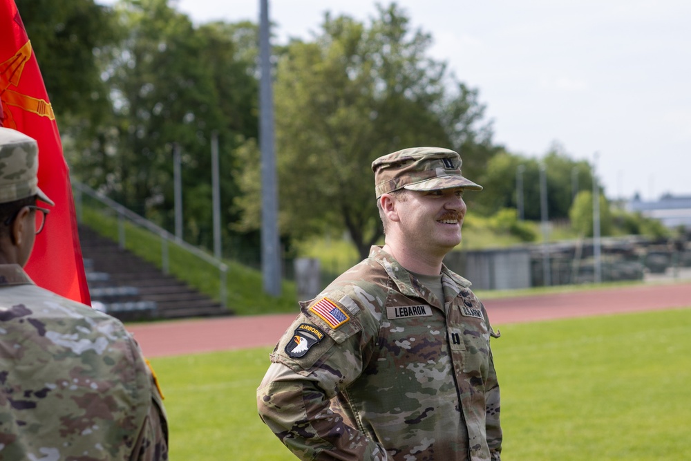 Headquarters and Headquarters Battery, 5th Battalion, 7th Air Defense Artillery Regiment Change of Command.