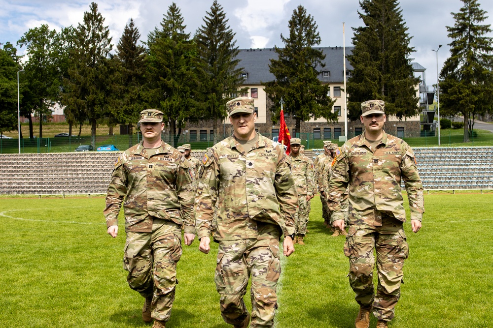 Headquarters and Headquarters Battery, 5th Battalion, 7th Air Defense Artillery Regiment Change of Command.