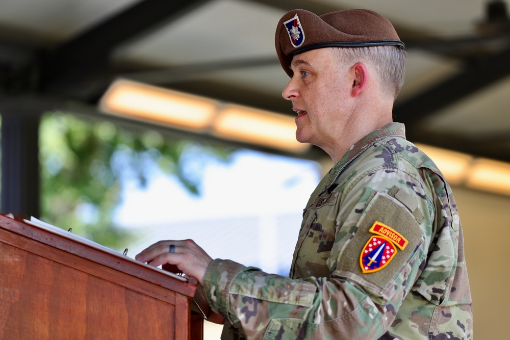 3rd Squadron (Calvary), 2nd Security Force Assistance Brigade Change of Command