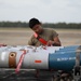 60th FS conducts weapons load at Eglin AFB