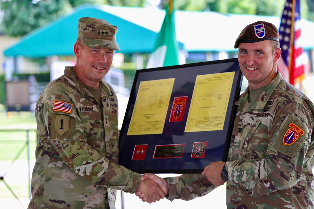 3rd Squadron (Calvary), 2nd Security Force Assistance Brigade Change of Command