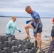 Oyster Reef Castle Build on Laurel Bay