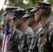 U.S. and Colombian Marines attend the opening ceremony of the Colombian Fluvial Operations Course.