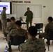 U.S. Marines with Littoral Craft Company Charlie attend classroom lecture during the Colombian Fluvial Operations Course