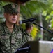 U.S. and Colombian Marines attend the opening ceremony of the Colombian Fluvial Operations Course.