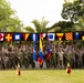 U.S. and Colombian Marines attend the opening ceremony of the Colombian Fluvial Operations Course.