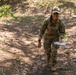 1st Lt. Jessica Romero heads to her next point