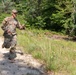 Staff Sgt. Conner Williams runs to the finish