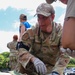 Staff Sergeant Rodruiguez Triages a Patient During a Mass Casualty Drill.