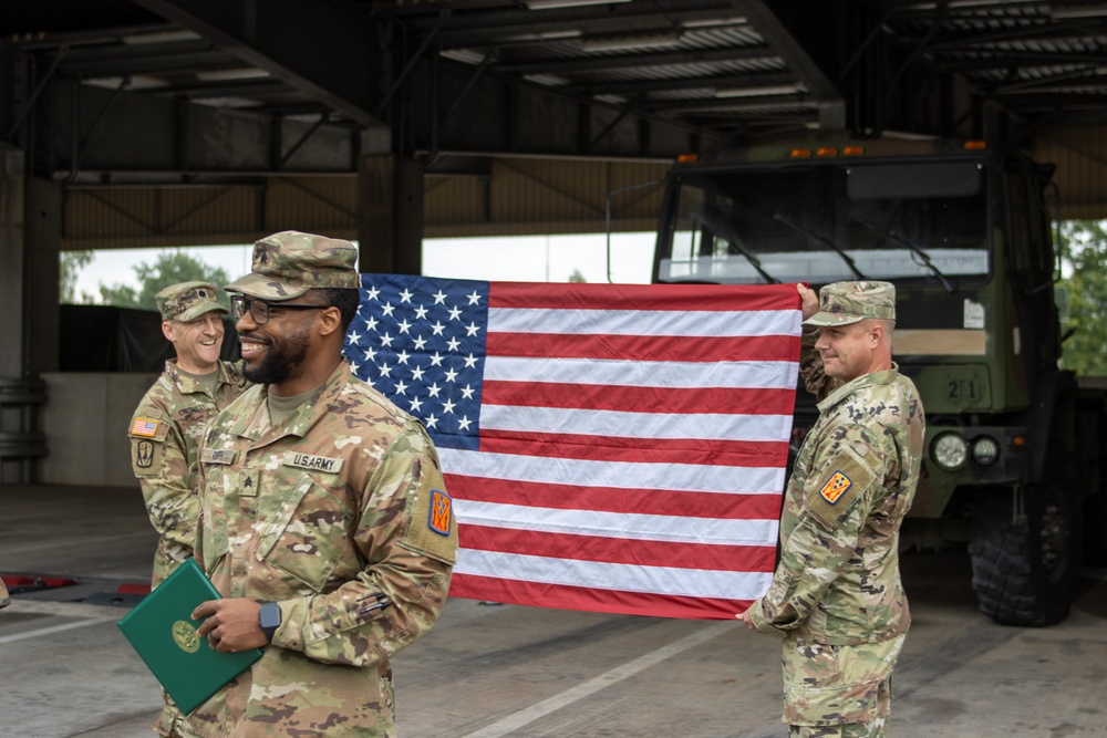 5th Battalion, 7th Air Defense Artillery Regiment’s Sgt. Rumph Reenlistment Ceremony