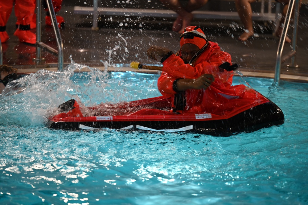 Submarine Escape Surface Survival Training