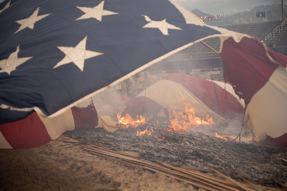 25th Annual Spanish Fork Flag Retirement Ceremony