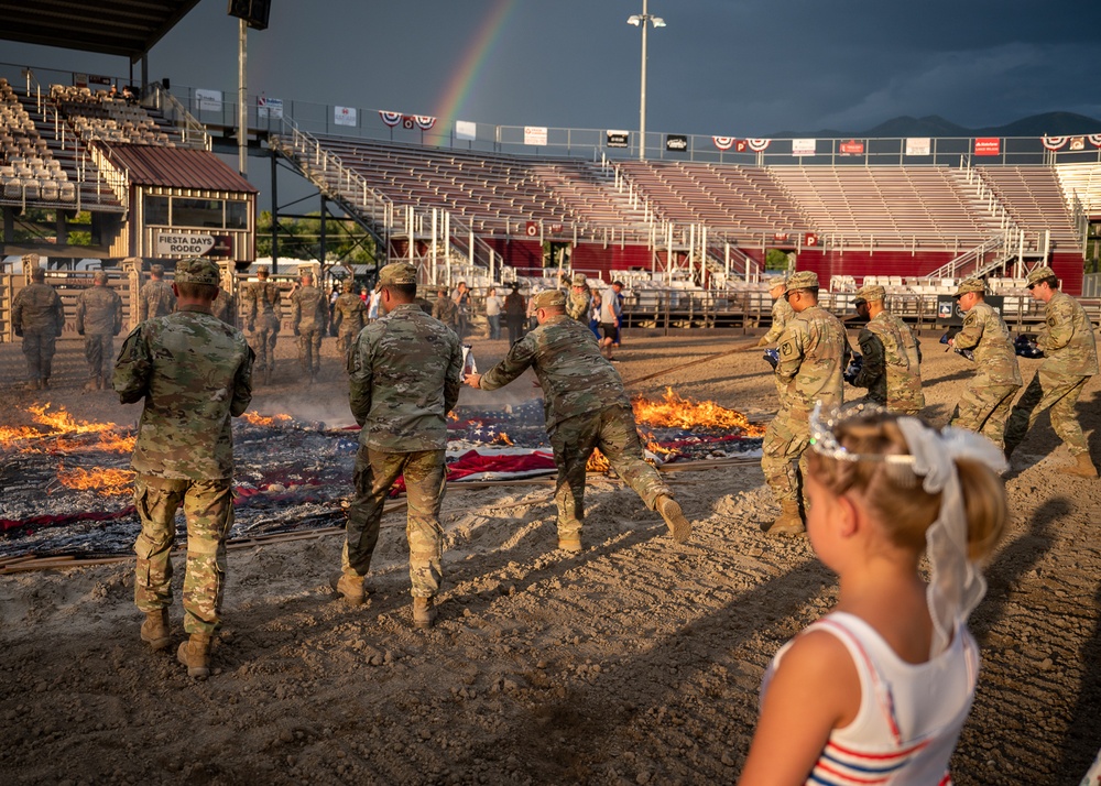 25th Annual Spanish Fork Flag Retirement Ceremony
