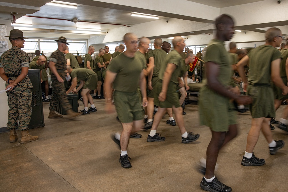 Kilo Company Senior Drill Instructor and Square Away Time