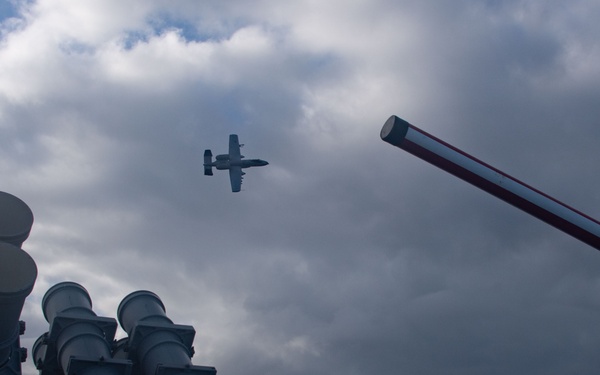 A-10 Flyby USS Princeton (CG 59) during RIMPAC 2024