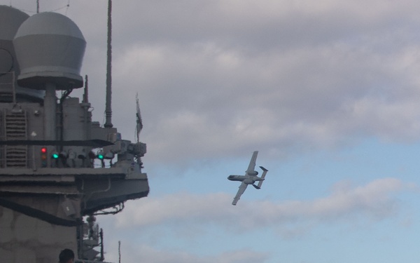 A-10 Flyby USS Princeton (CG 59) during RIMPAC 2024