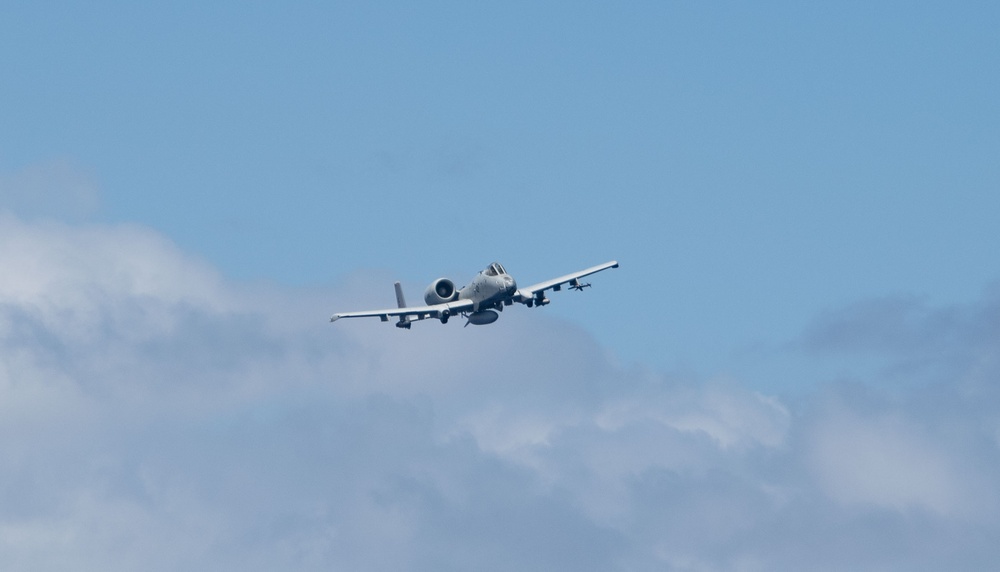 A-10 Flyby USS Princeton (CG 59) during RIMPAC 2024