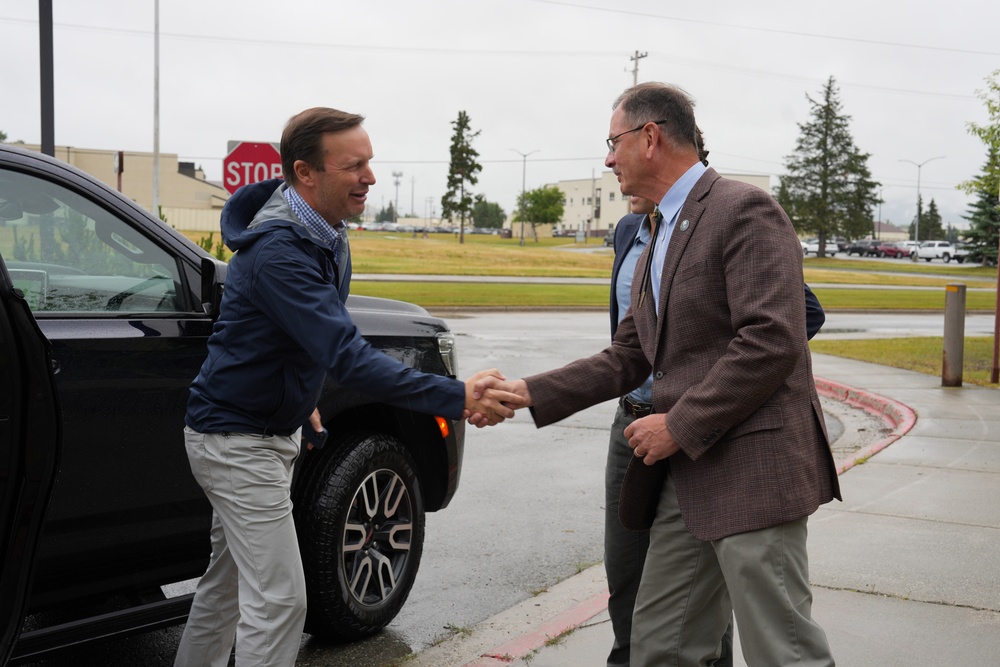 Senator Chris Murphy visits Ted Stevens Center