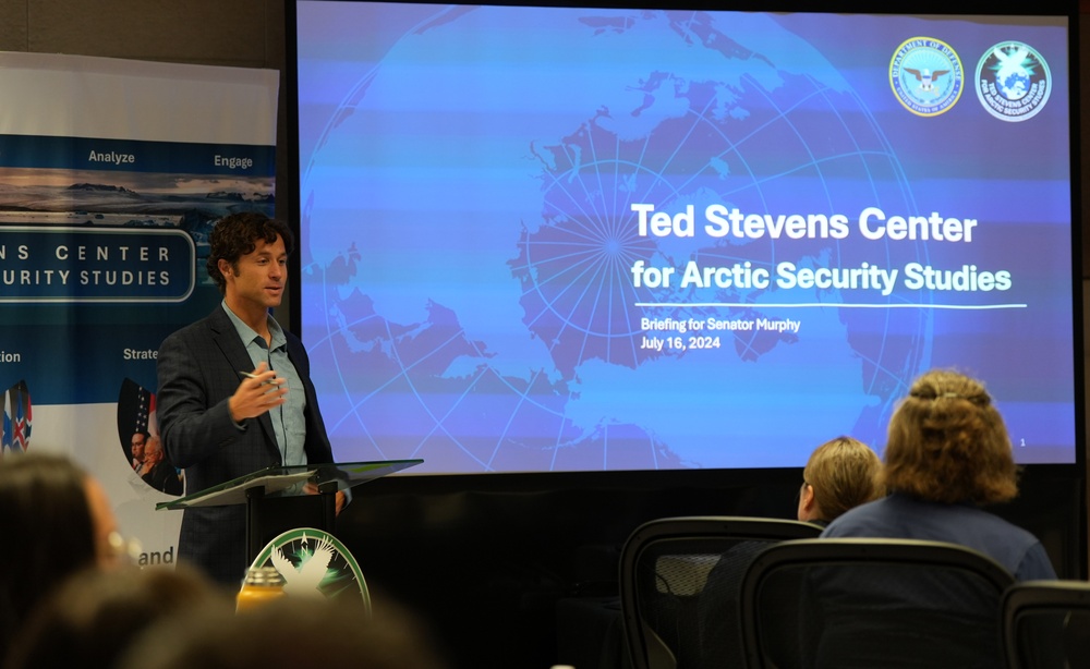 Senator Chris Murphy visits Ted Stevens Center