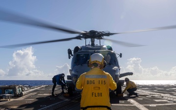 USS Rafael Peralta Conducts Flight Operations