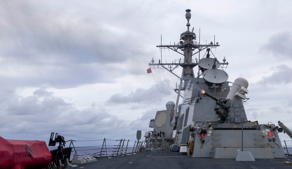 USS Rafael Peralta Conducts PACFIRE