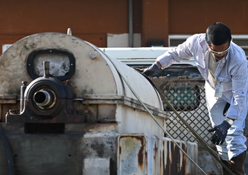 Navy Provides Wastewater Treatment Plant Centrifuge to Maui County