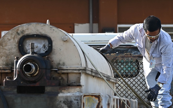 Joint Base Pearl Harbor-Hickam Hawaii transfers Wastewater Treatment Plant Centrifuge to Maui County