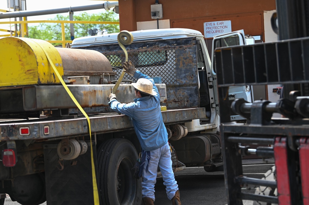 Joint Base Pearl Harbor-Hickam Hawaii transfers Wastewater Treatment Plant Centrifuge to Maui County