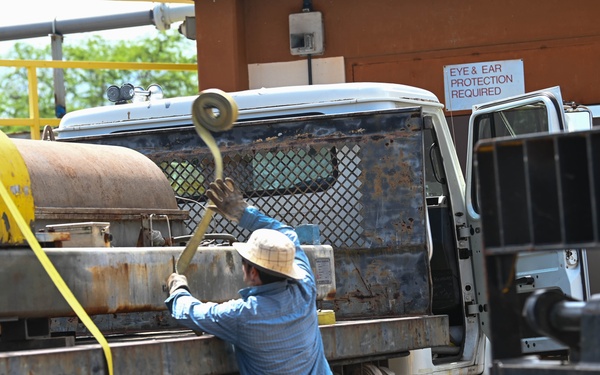 Joint Base Pearl Harbor-Hickam Hawaii transfers Wastewater Treatment Plant Centrifuge to Maui County