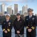 RAN VICE ADM. Mead and USN RADM Cavanaugh Visits Emory S. Land in Sydney
