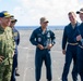 Colombian Caribbean Naval Forces tours USS Somerset flight deck