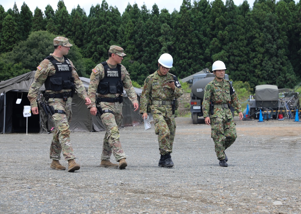 MPs and JGSDF Orient Shield 24