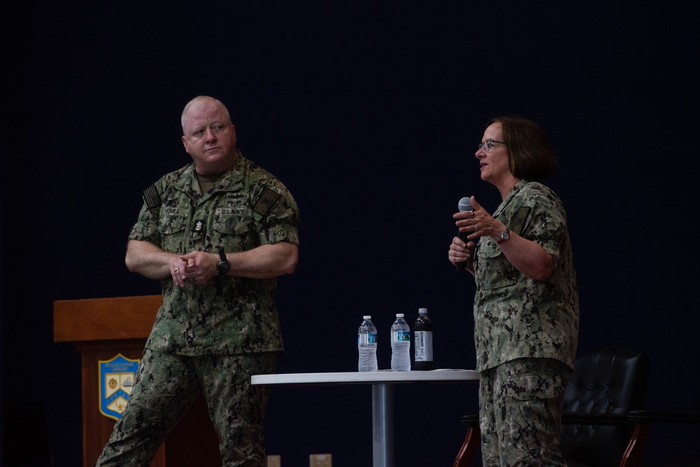 CNO and MCPON visit Naval Station Newport, R.I.