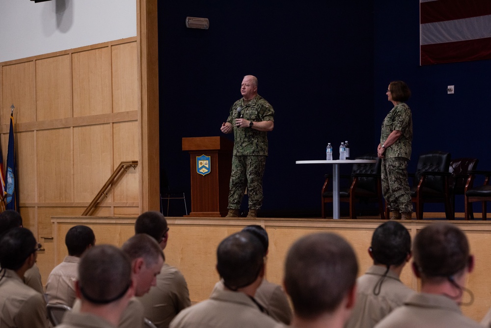 CNO and MCPON visit Naval Station Newport, R.I.