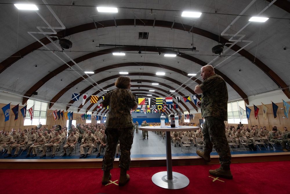 CNO and MCPON visit Naval Station Newport, R.I.