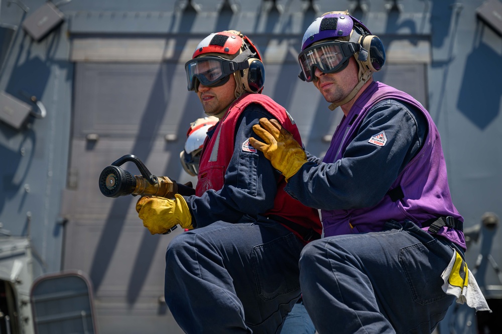 AVFF Drill | USS Gridley (DDG 101)