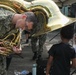 U.S. Fleet Forces Band “Uncharted Waters,” performs at Escuela General Tomás Guardia