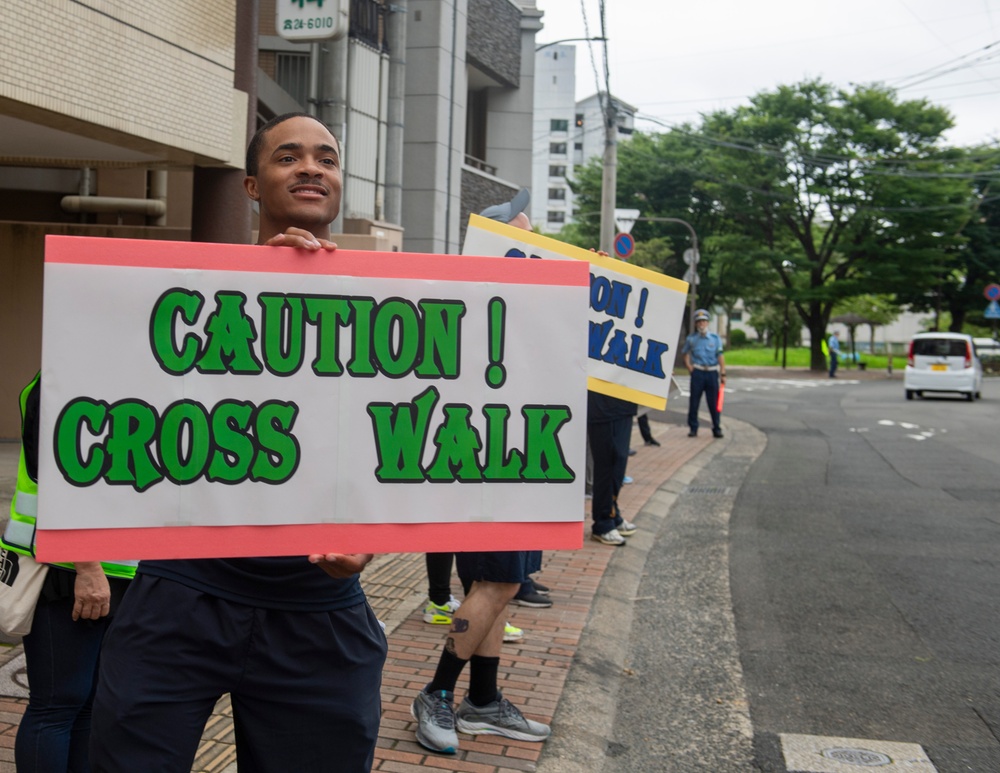 CFAS Conducts Crossing Guard COMREL