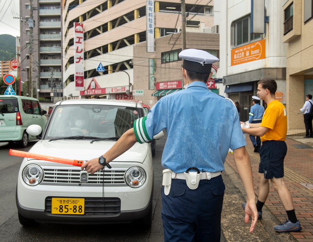 CFAS Conducts Crossing Guard COMREL