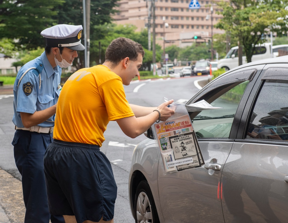 CFAS Conducts Crossing Guard COMREL