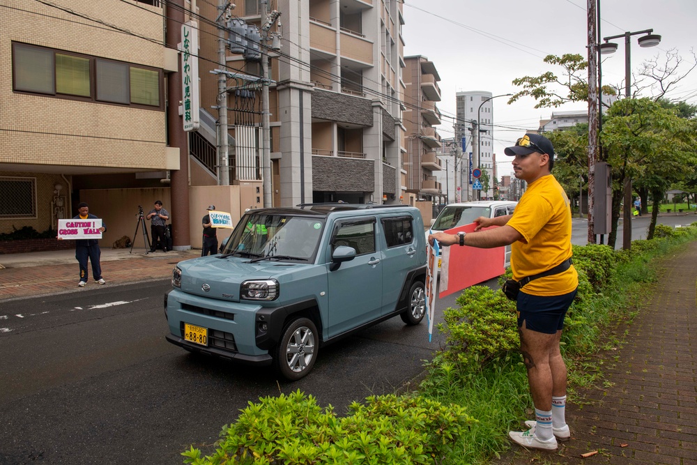 CFAS Conducts Crossing Guard COMREL