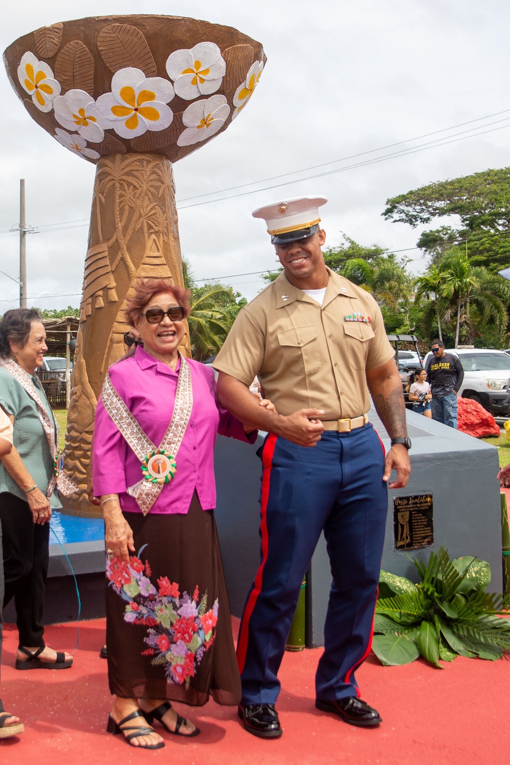 Camp Blaz Marines participate in the Inalåhan Memorial