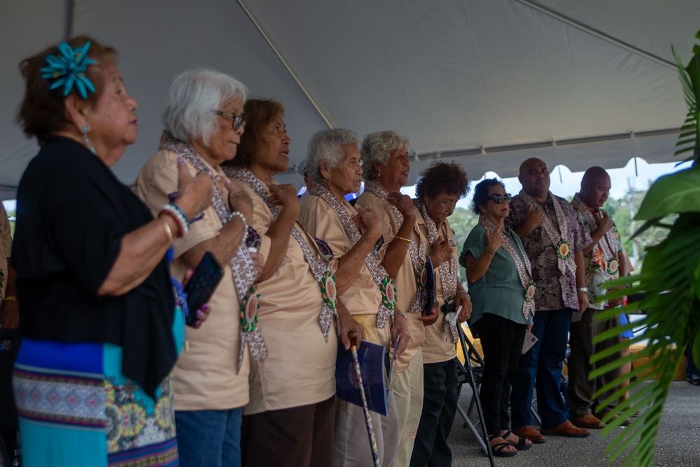 Camp Blaz Marines participate in the Inalåhan Memorial