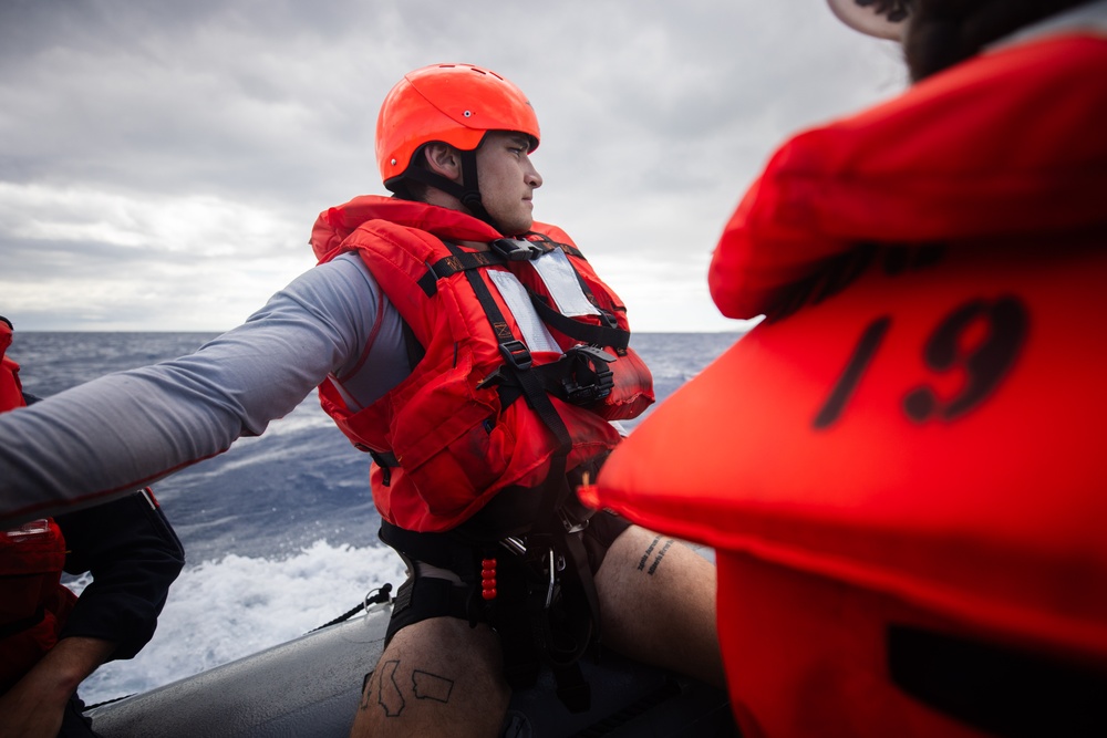 USS Fitzgerald Small Boat Operations